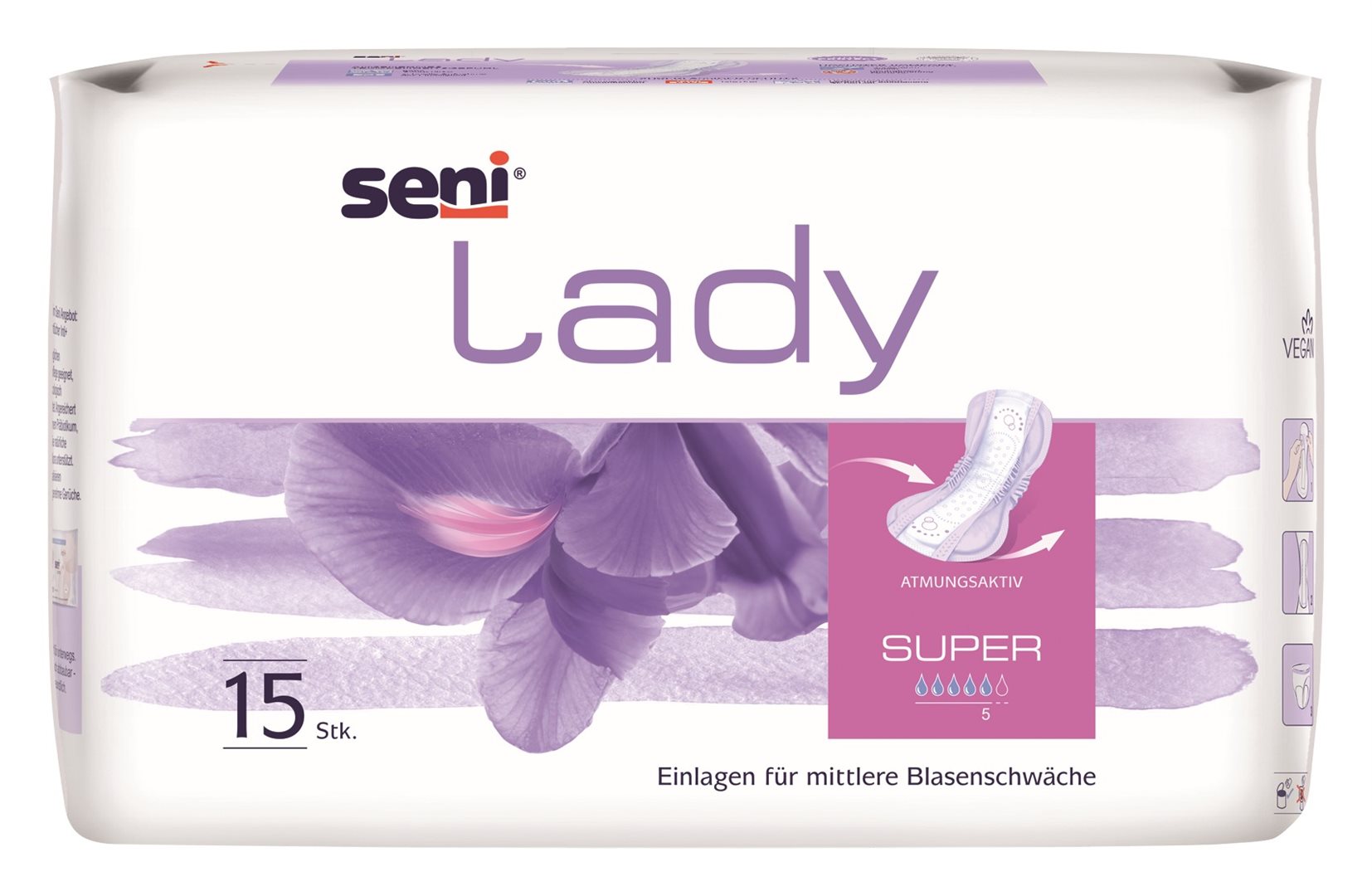 SENI Lady Super Protections Anatomiques 15 Pièces | Confort &amp; Sécurité