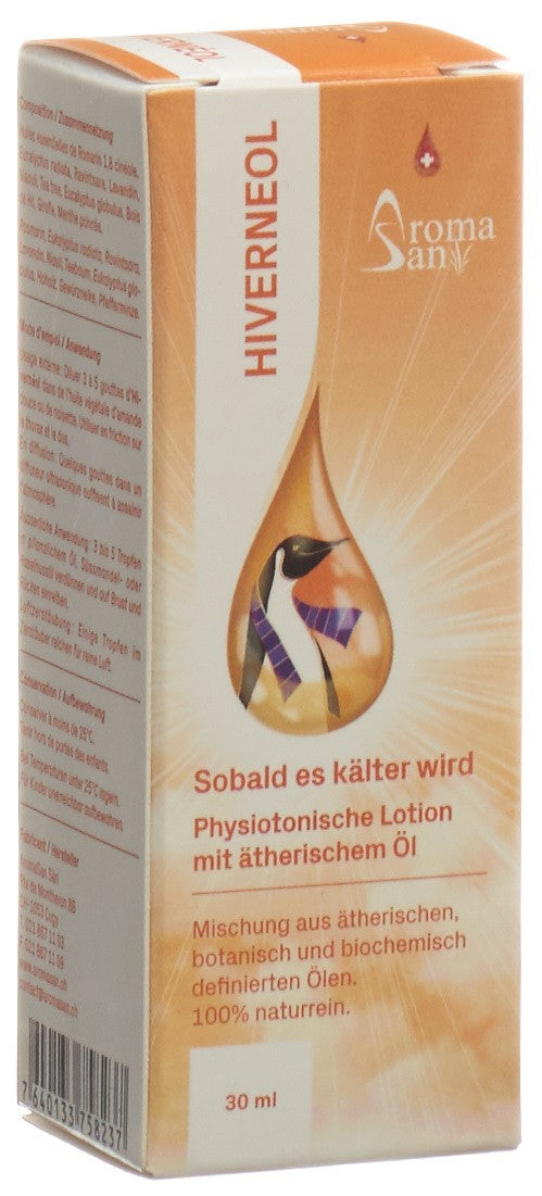 AROMASAN Hivernéol Huile Essentielle Complexe 30 ml | Bien-être Respiratoire
