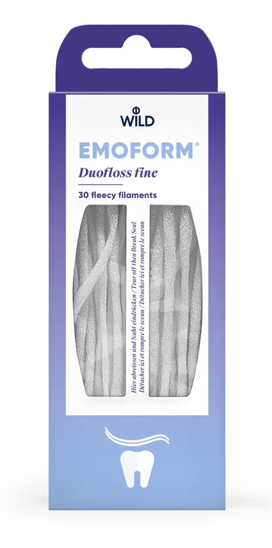 EMOFORM Duofloss Fil Dentaire Nettoyage Interdentaire | 30 Pièces