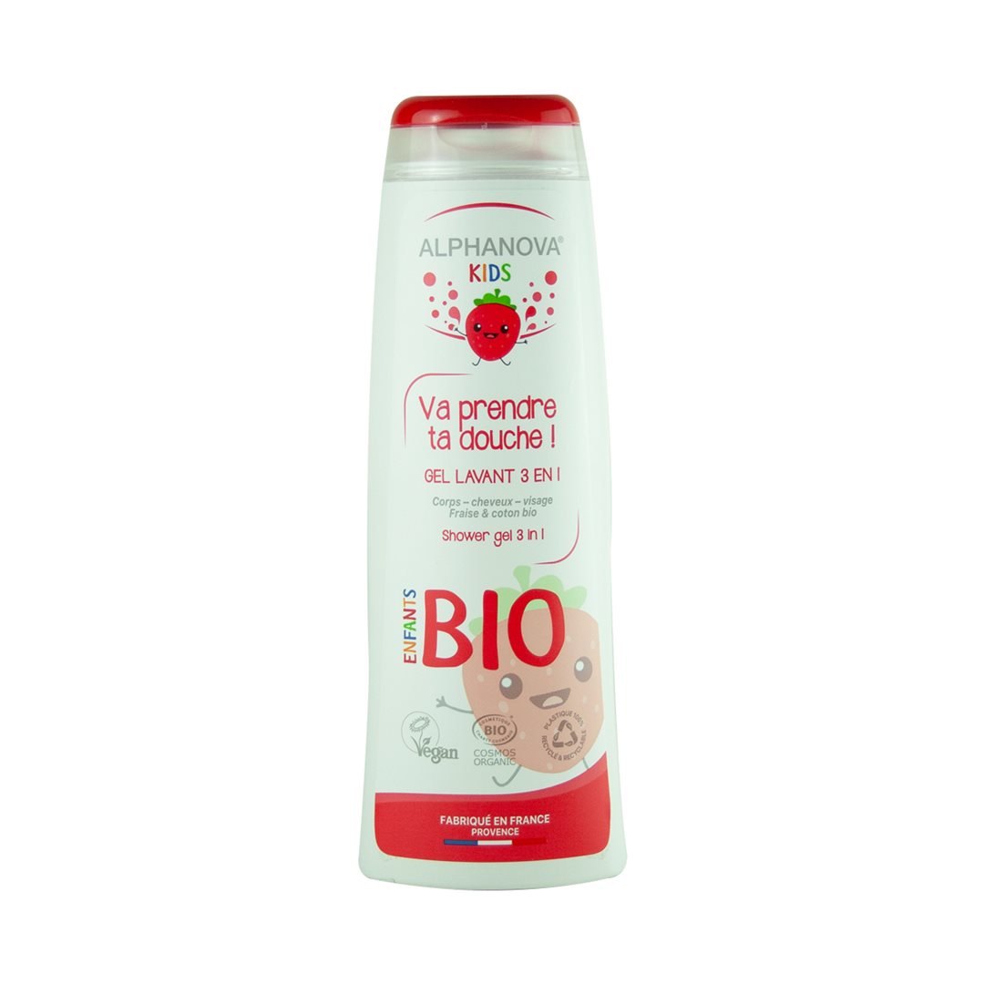 ALPHANOVA kids Douche Fraîche Bio 250 ml | Gel Lavant Doux