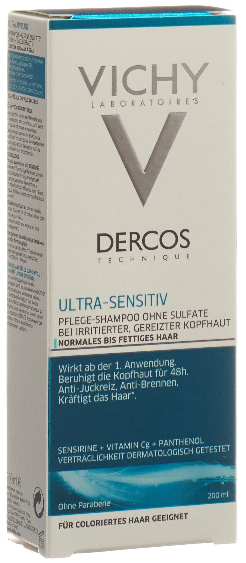 VICHY Dercos Shamp Ultra-Sen Fe Kopfh DE/IT 200 ml