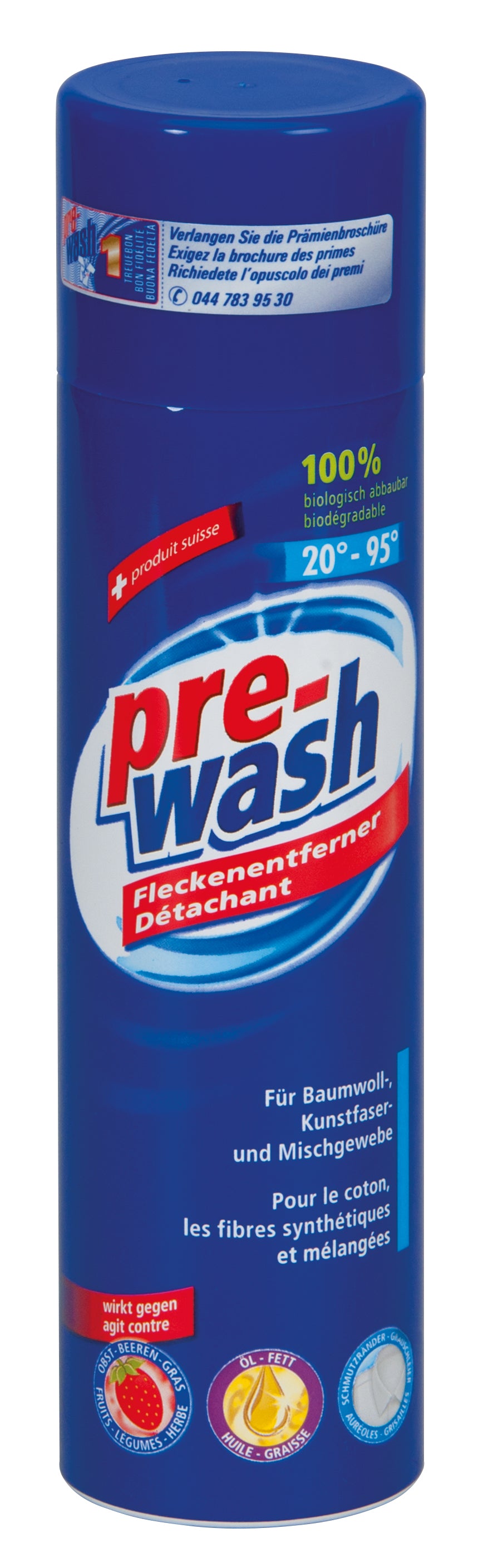 PRE-WASH Détachant Puissant Aérosol 250 ml