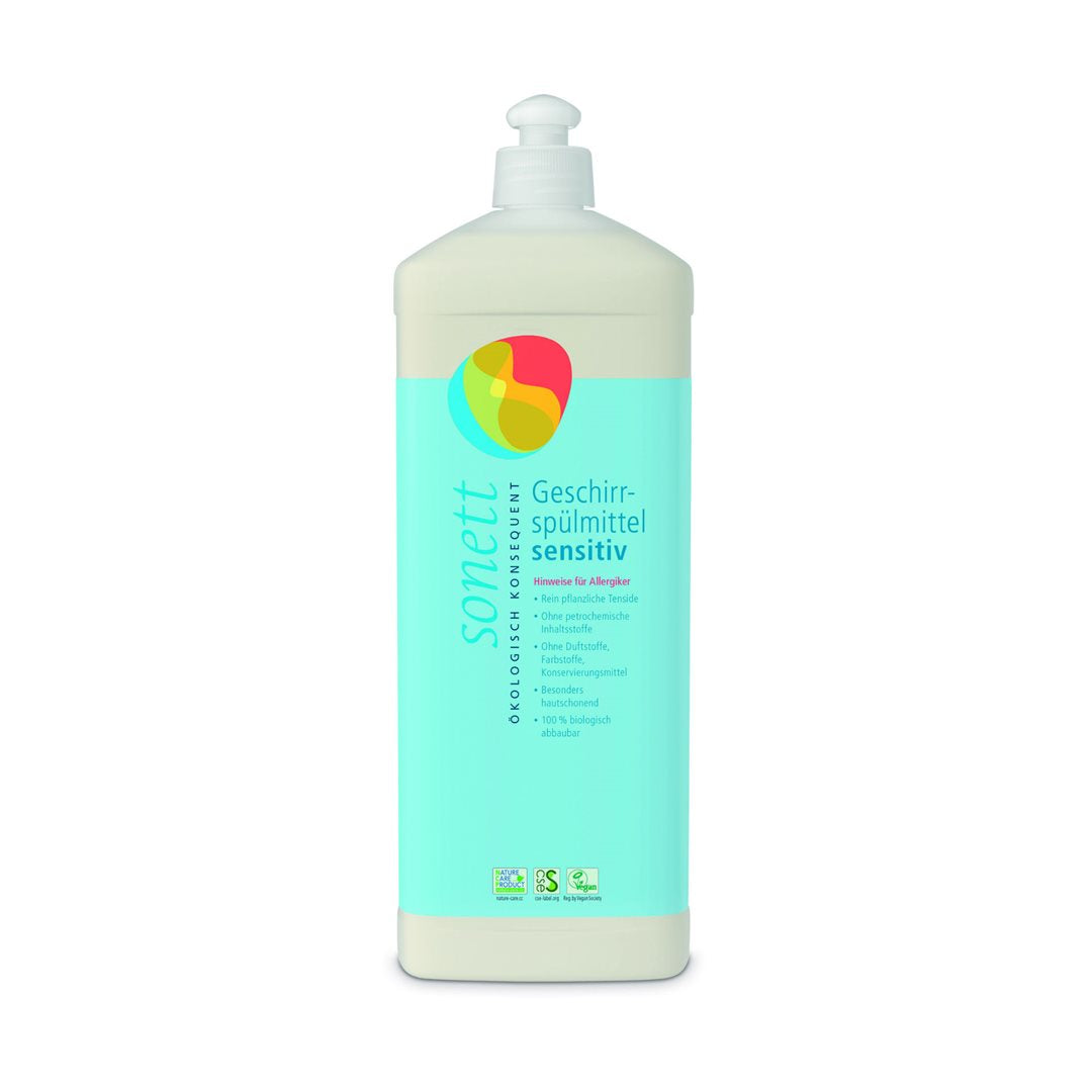 SONETT Liquide Vaisselle Neutre Recharge 1 L - Nettoyage Doux &amp; Efficace