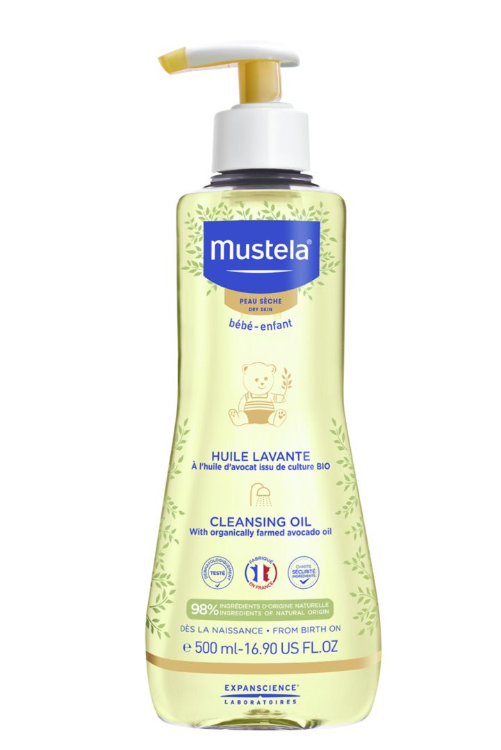 MUSTELA Huile Lavante Peau Sèche Bébé 500 ml