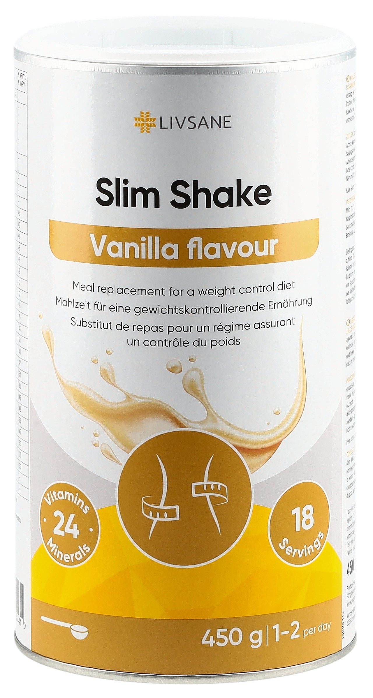 LIVSANE Boisson Minceur Vanille 450 g | Aide Perte Poids