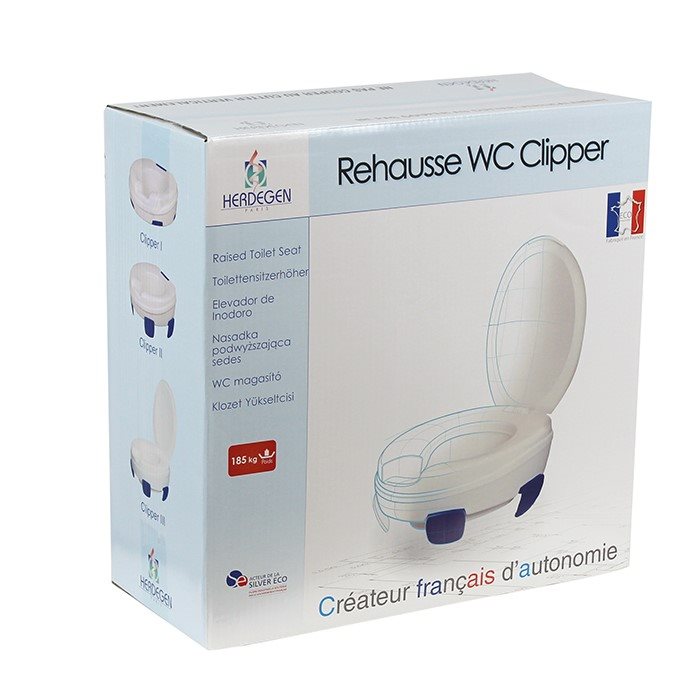 HERDEGEN Surélévateur Toilettes Confort 11 cm | Aide Mobilité