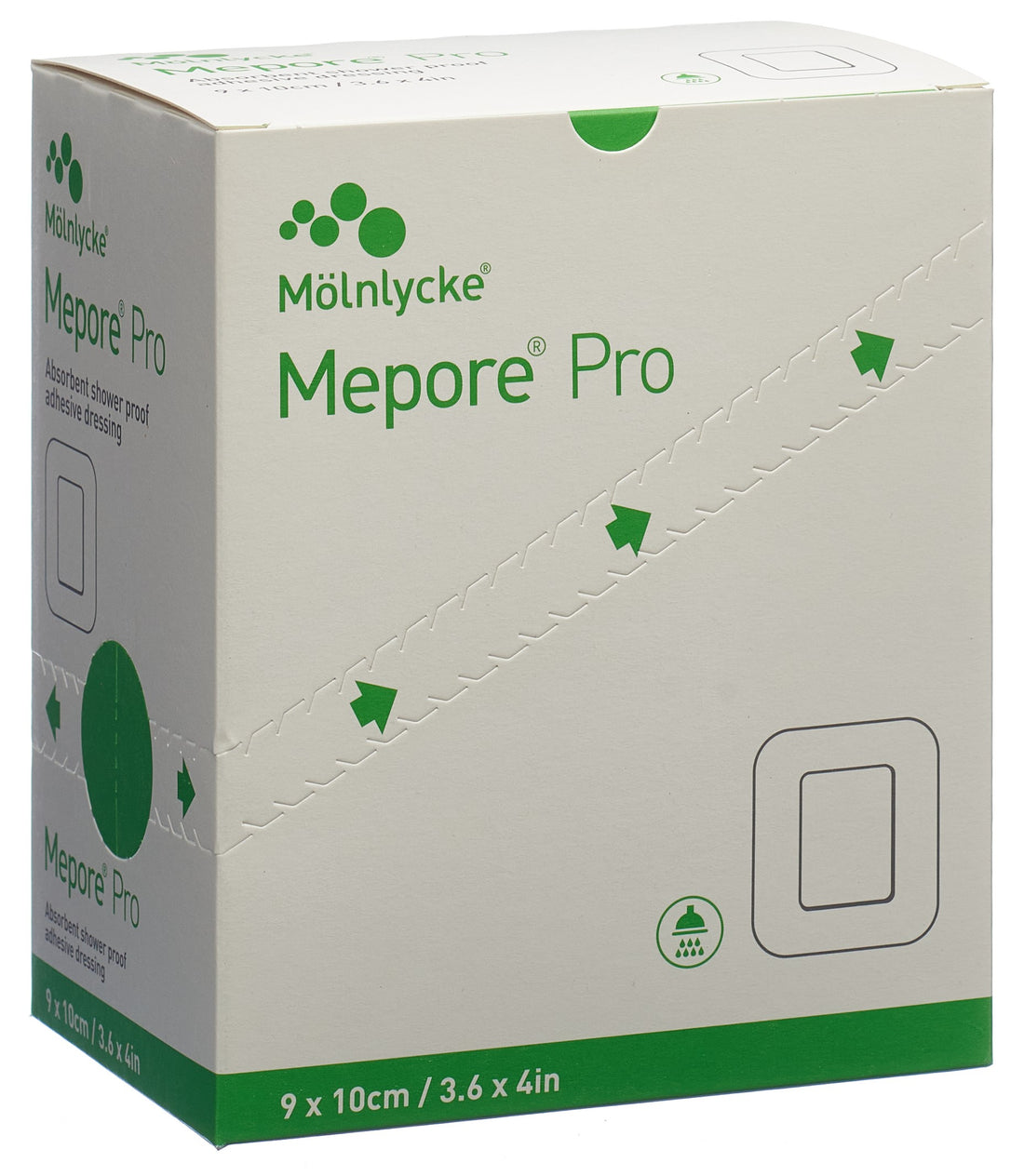 MEPORE PRO Pansement Adhésif 10x9cm | 40 Pièces