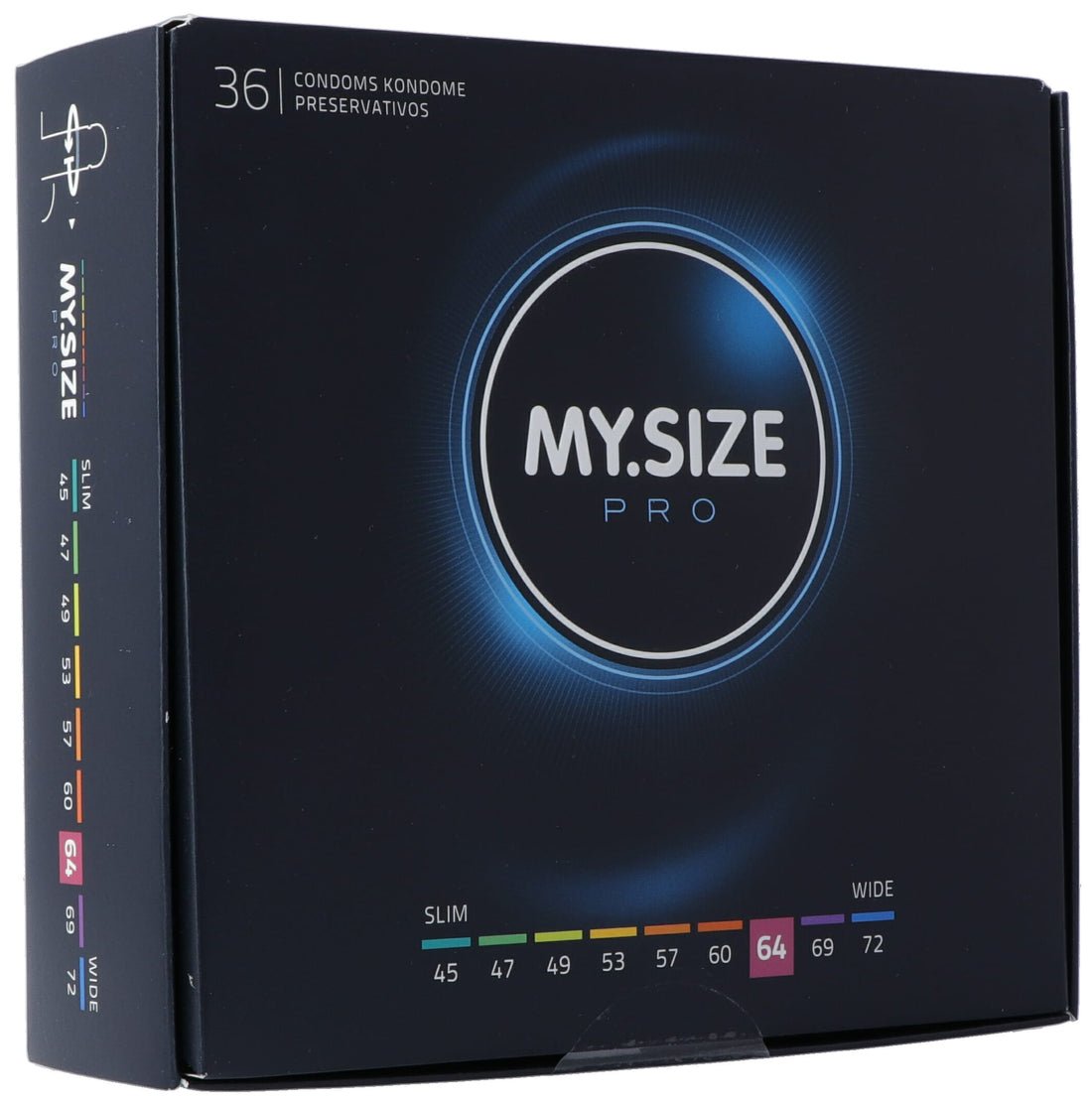 MY SIZE PRO Préservatifs 64mm Confort &amp; Sécurité | Lot 36