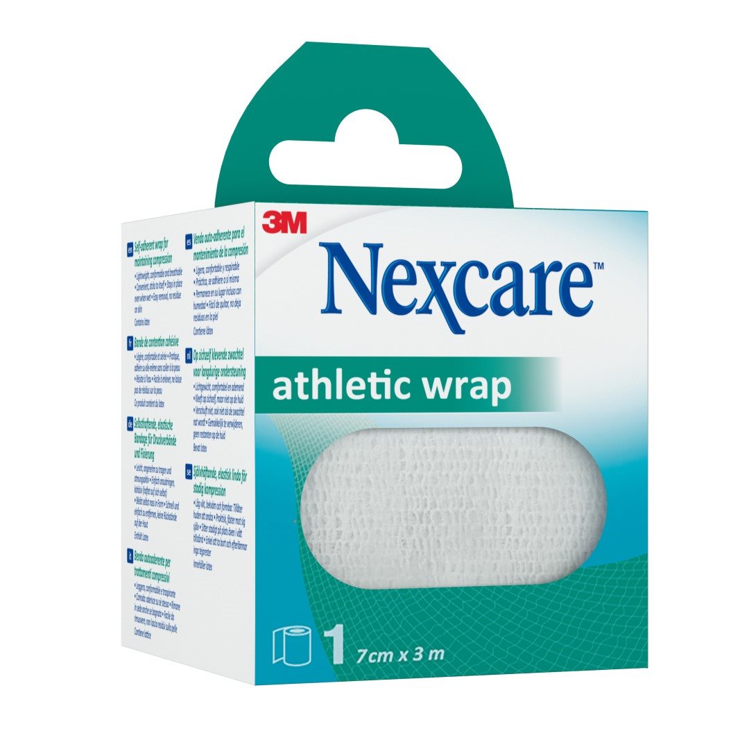 3M NEXCARE Athletic Wrap 7cmx3m blanc