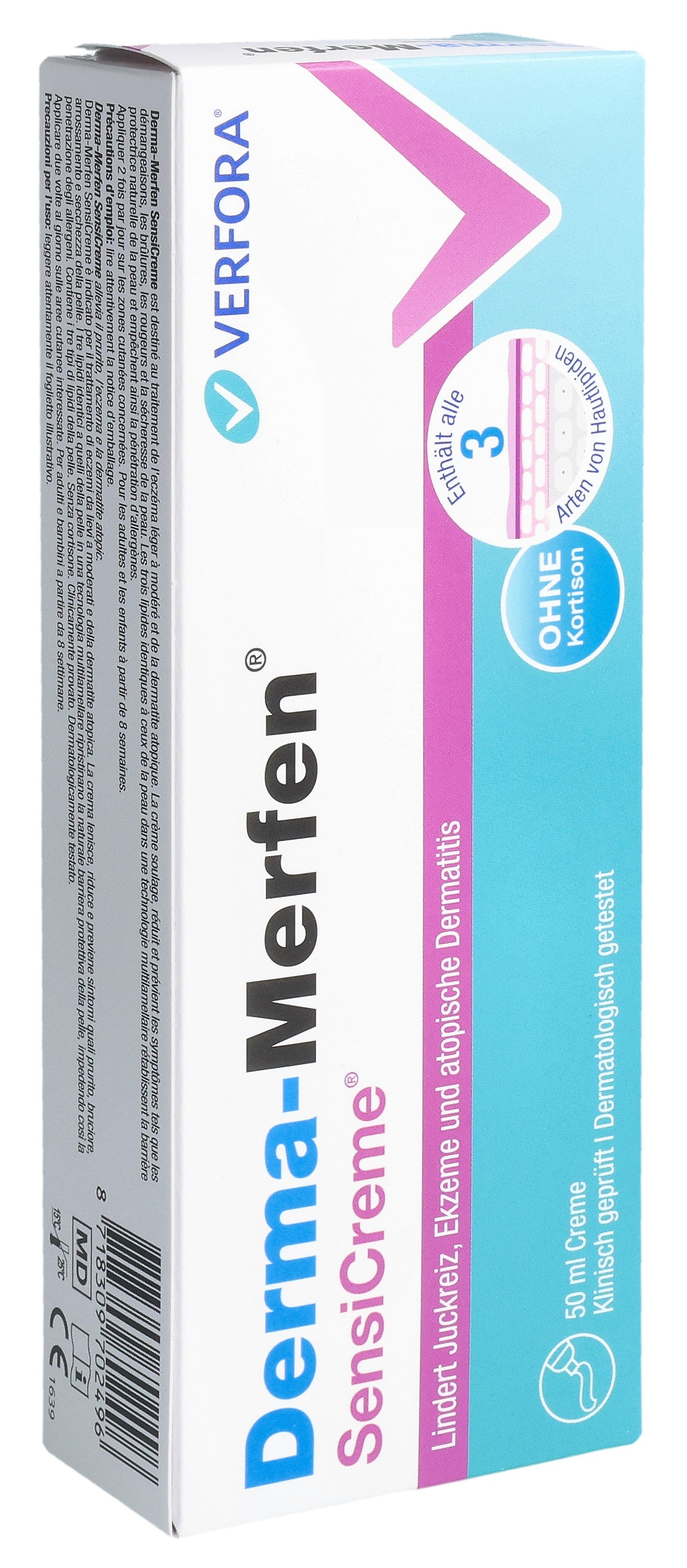 DERMA-MERFEN SensiCreme Crème Apaisante Peaux Sensibles 50 ml