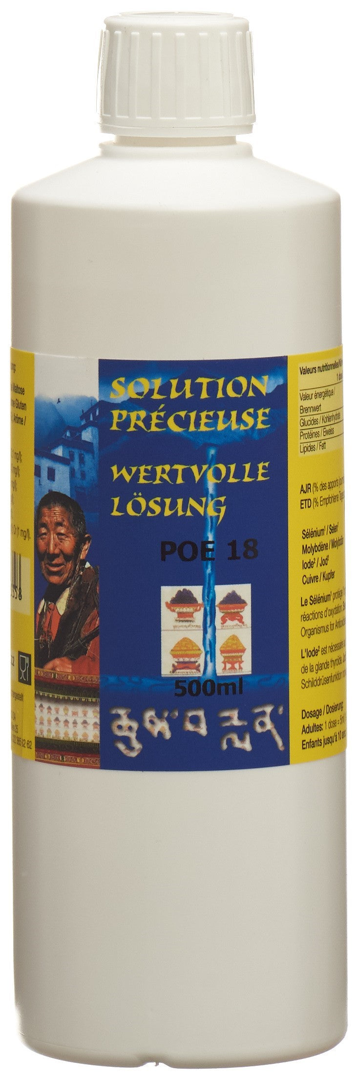 BIOLIGO POE 18 Solution Précieuse - Soin Visage &amp; Corps | Flacon 500 ml