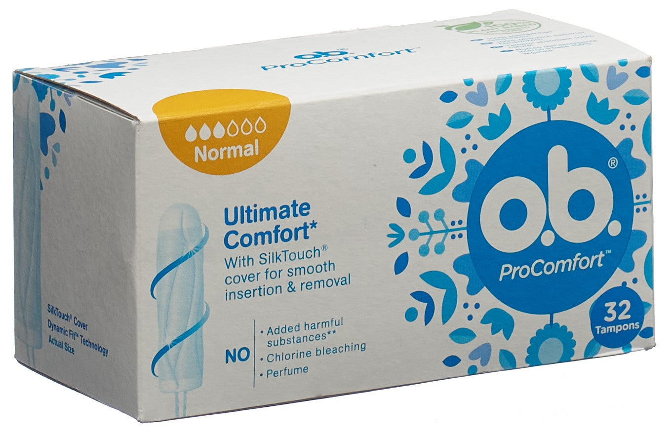 OB ProComfort Tampons Normal 32 Pièces | Confort &amp; Protection