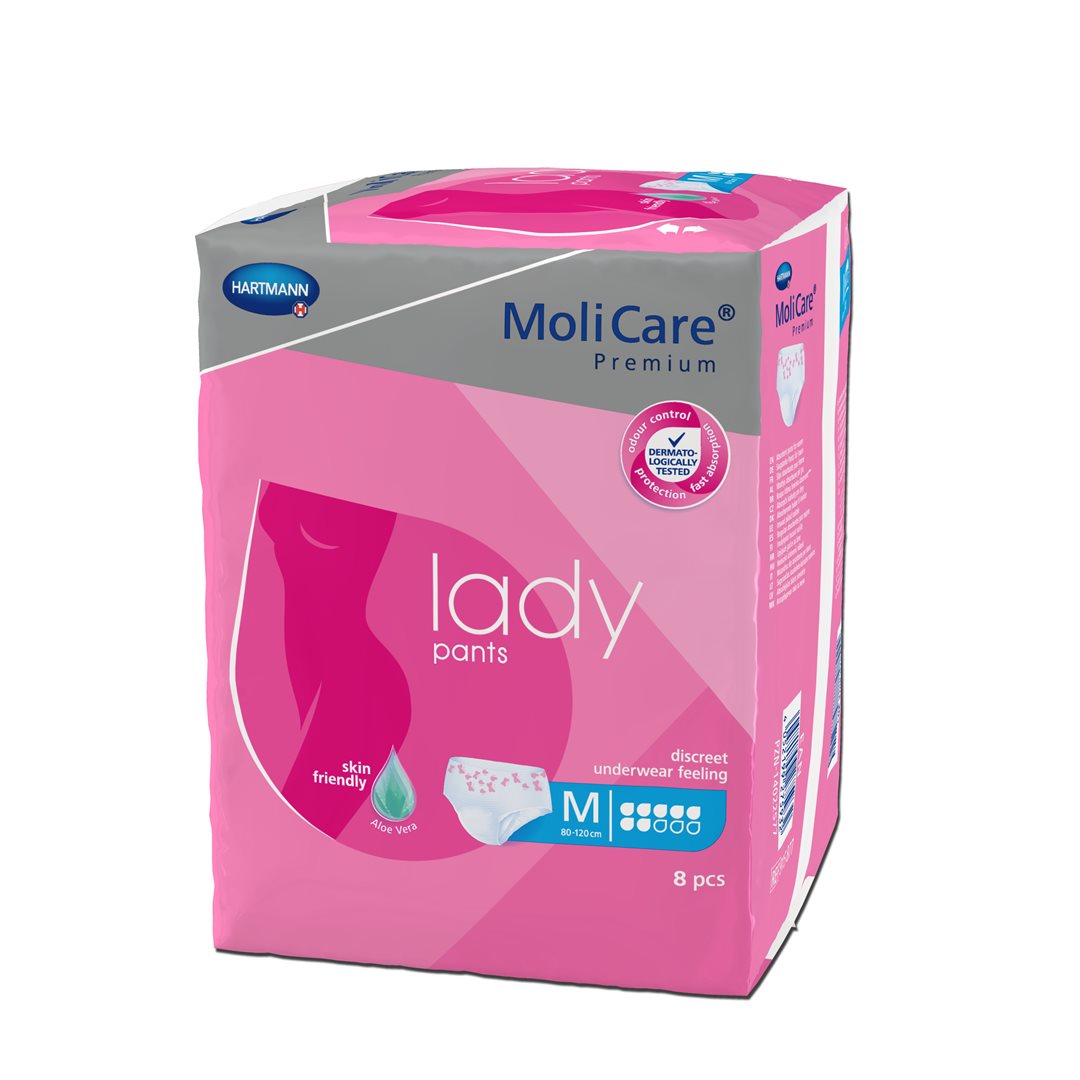 Molicare Lady Pants Taille M 7 Gouttes Protection Discrète 8 Pièces