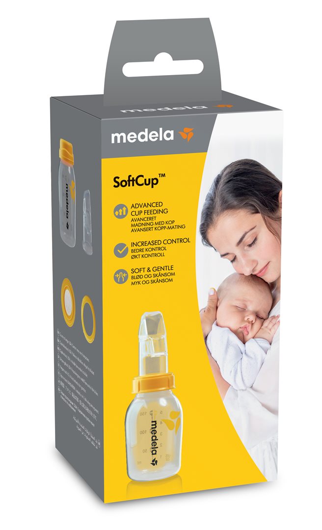Medela SoftCup Tasse Biberon Transition Bébé 150ml | Facile