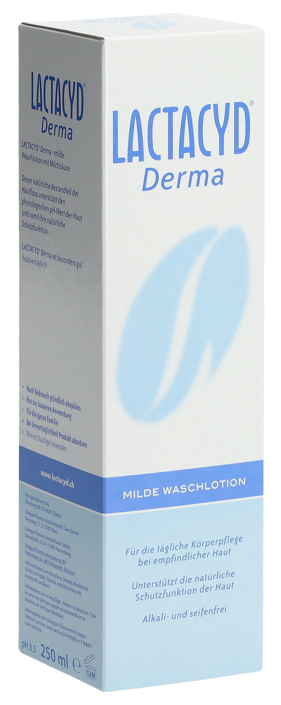 LACTACYD DERMA Émulsion Nettoyante Douce 250 ml | Soin Intime