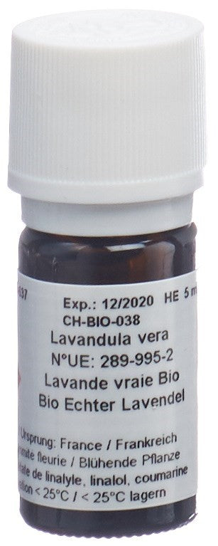 AROMASAN Huile Essentielle Lavande Vraie Bio 5 ml | Apaisant