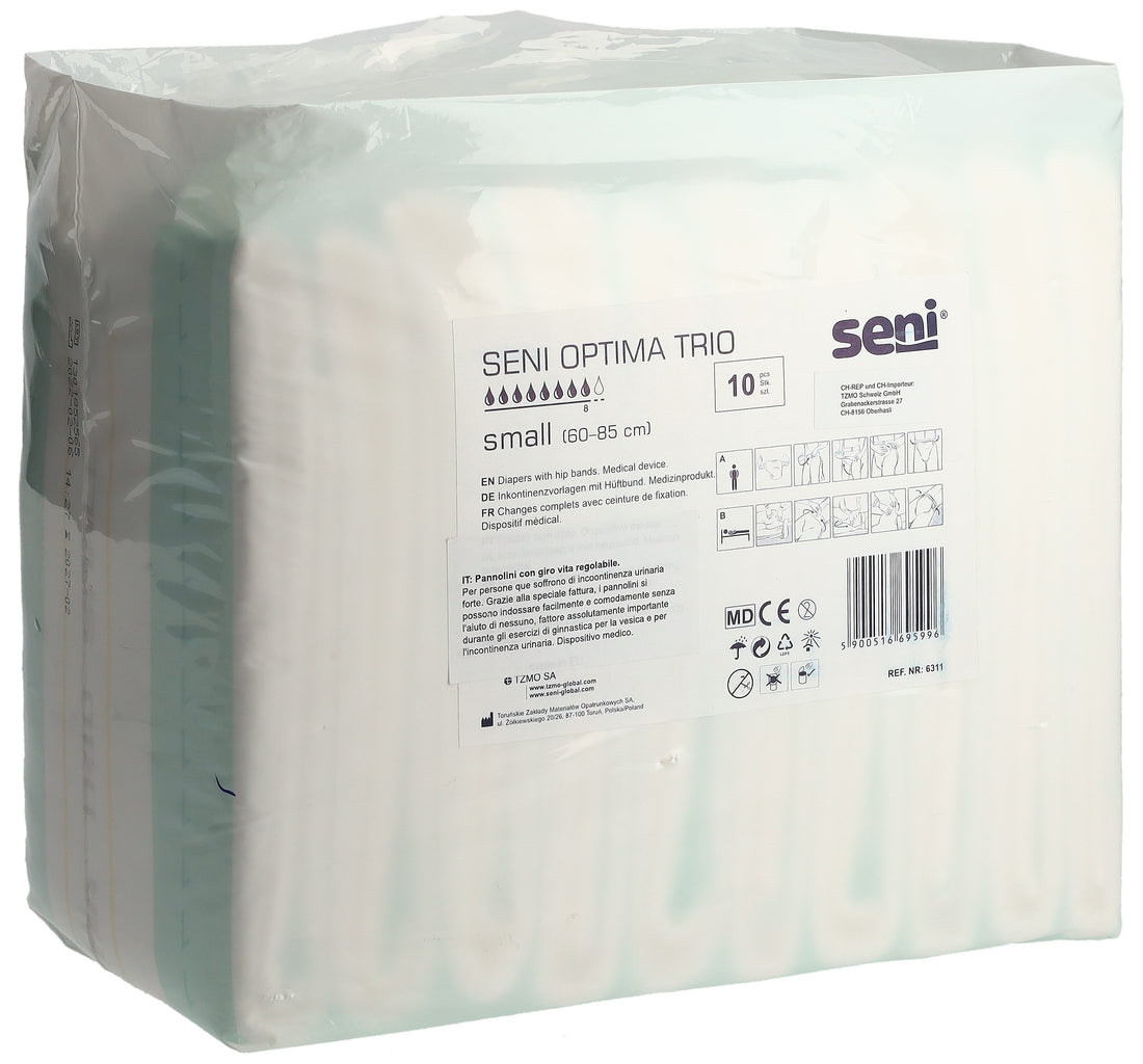 SENI Optima Trio Confort Ceinture 10 Pièces | Protection Discrète