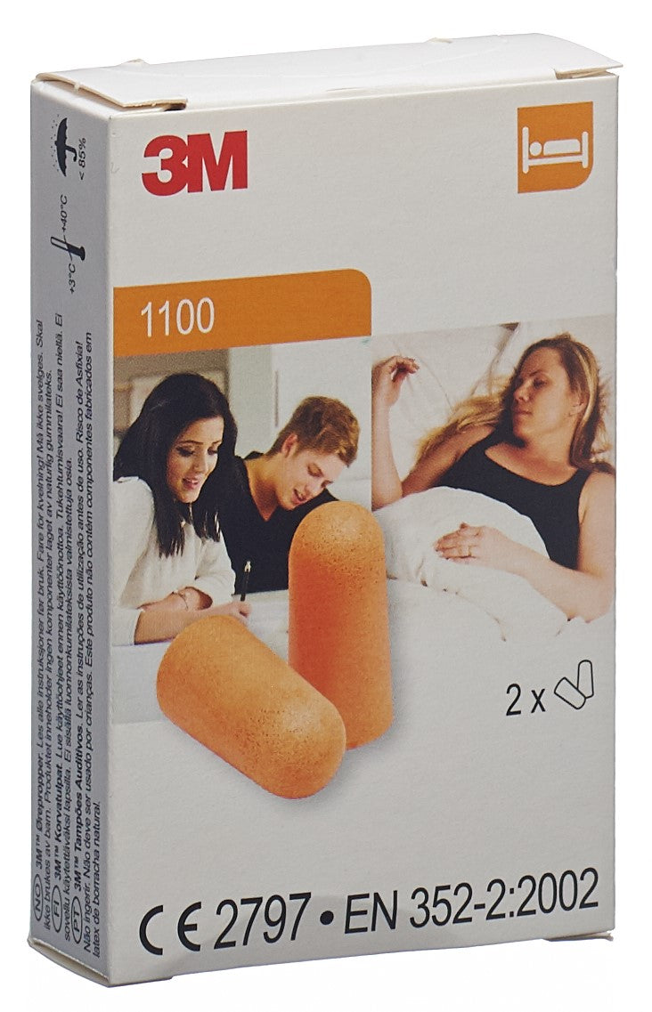 3M protection auditive mousse à usage unique 4 pce