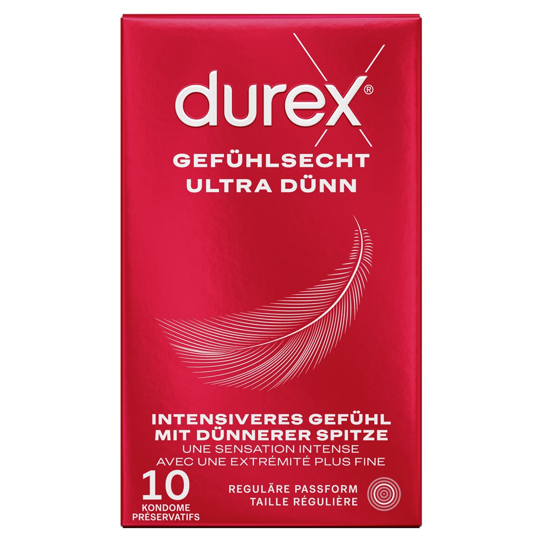 DUREX Gefühlsecht Ultra préservatif fin | 10 pièces