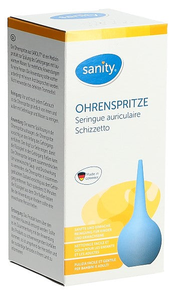 SANITY Poire Lavement Oreilles Adulte Confort | 75 ml
