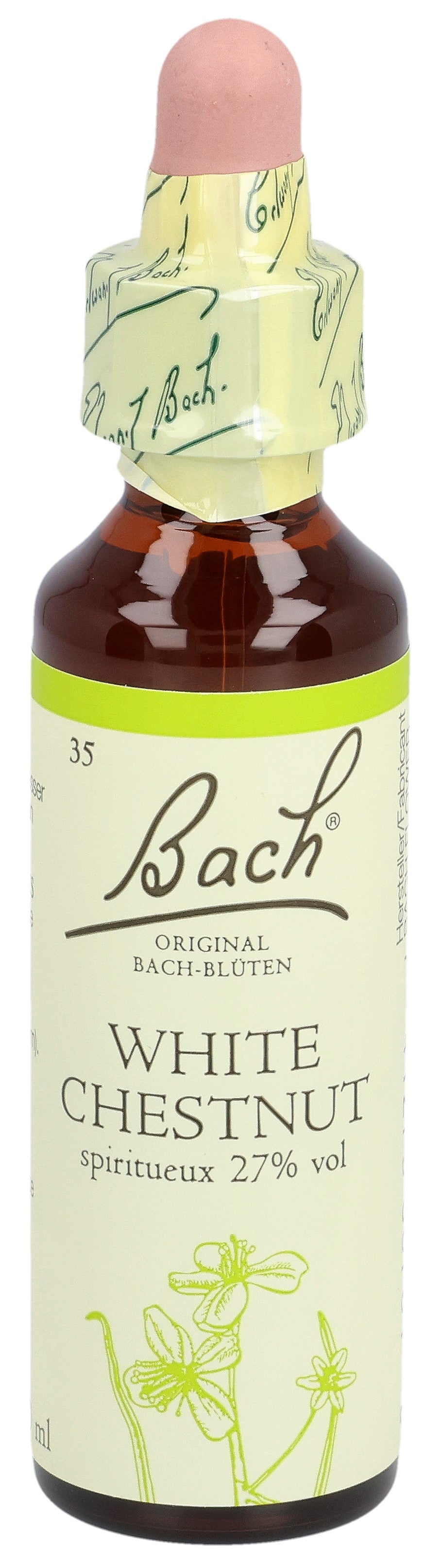 Fleurs de Bach Original White Chestnut N°35 Calme Mental 20 ml