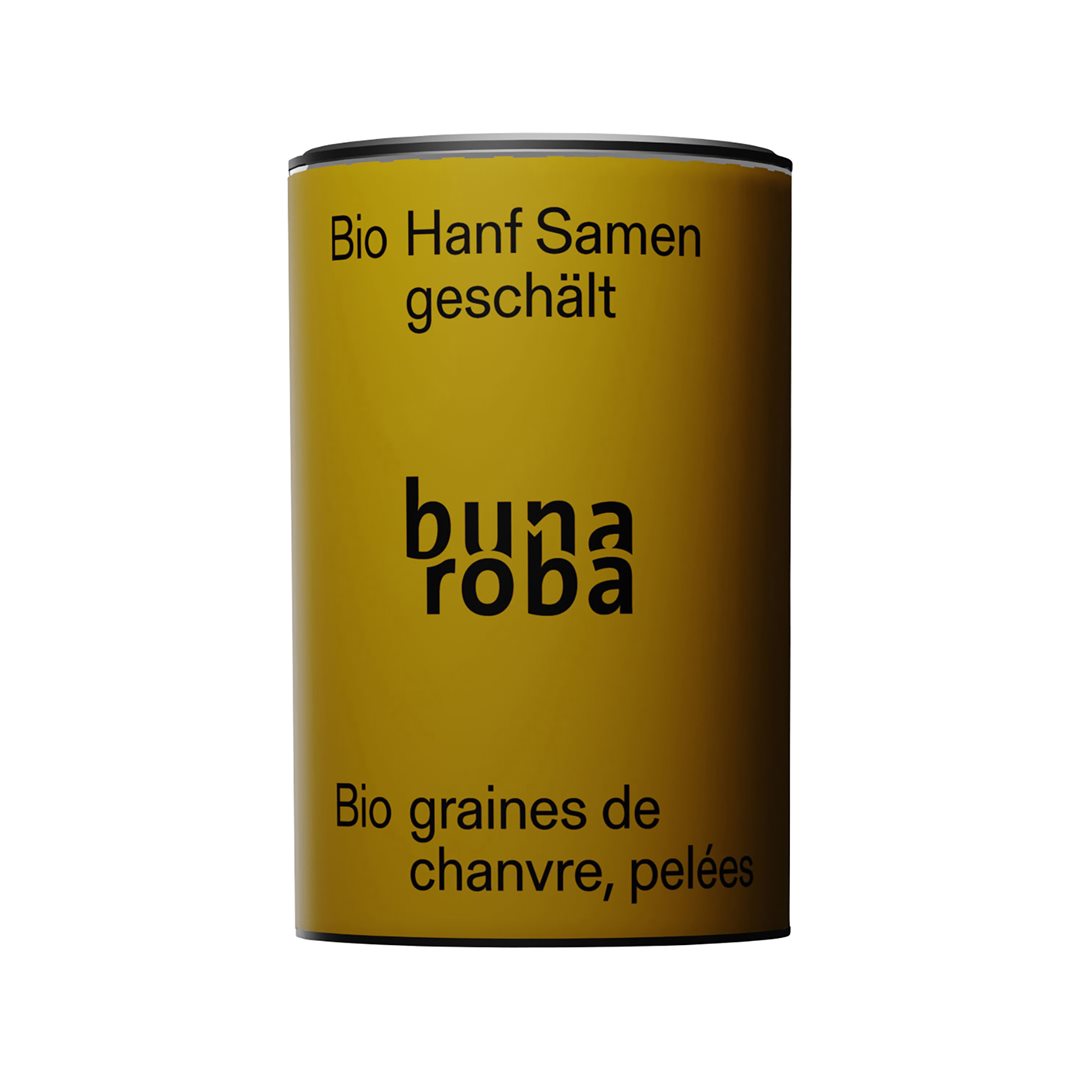 BUNAROBA Graines de Chanvre Pelées Bio 200g | Superaliment Vitalité