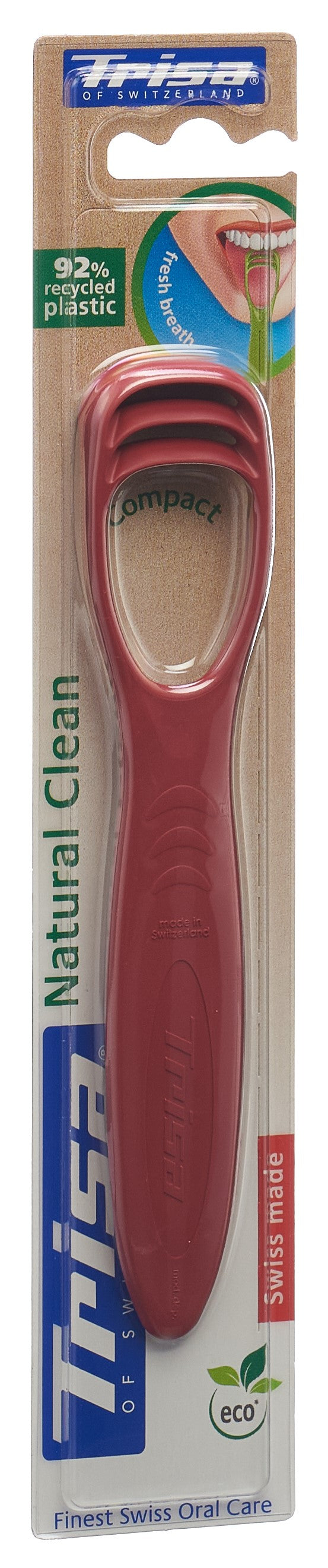 TRISA Natural Clean Nettoie-Langue Hygiène Bucco-Dentaire | Efficace