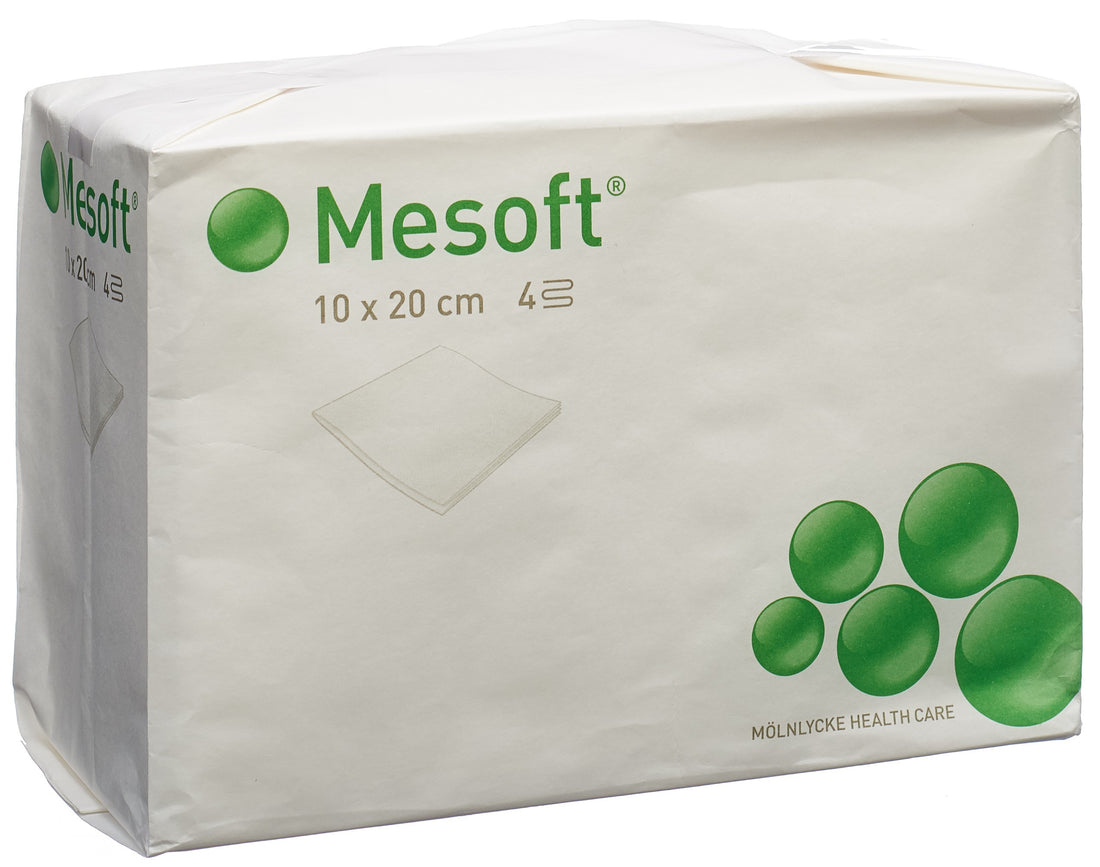 MESOFT NW Compresses Stériles 10x20cm - Lot de 100 | Soin Essentiel