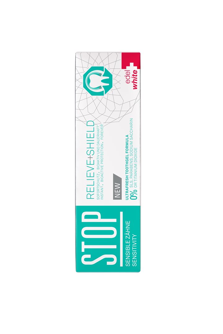 EDEL+WHITE STOP Sensitive Gel Dentaire Soulage Douleurs | 75 ml