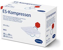 HARTMANN Compresses de Soin 10x20cm | 100 Pièces Absorbantes