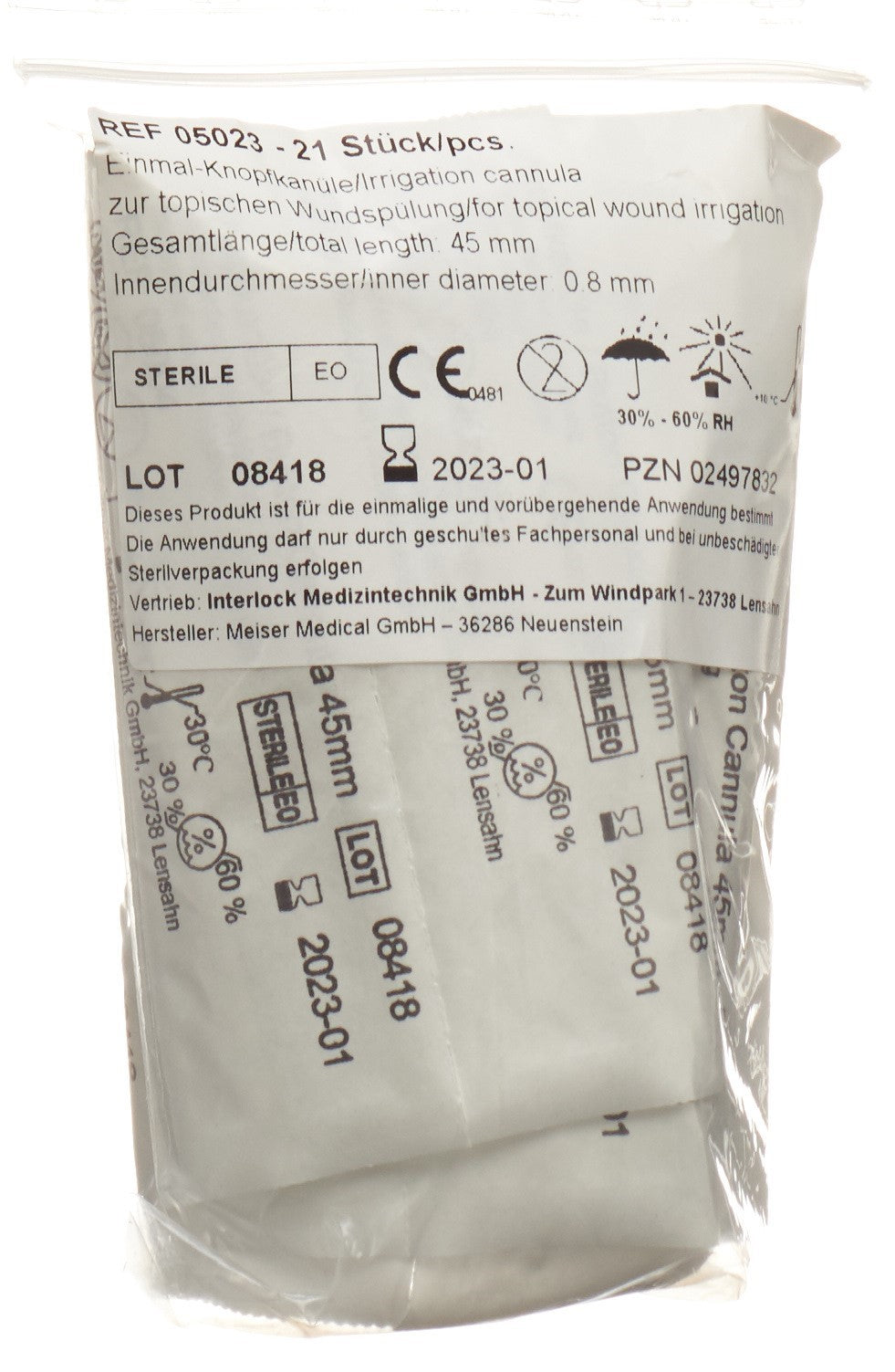 KEY SURGICAL Aiguilles Jetables 0.8x45mm Stériles 21 Pièces | Soins Médicaux