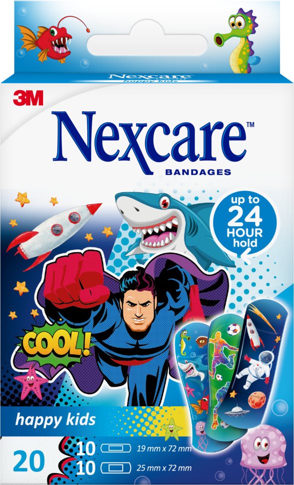 3M NEXCARE pansement enf Happy Kids Cool 20 pce