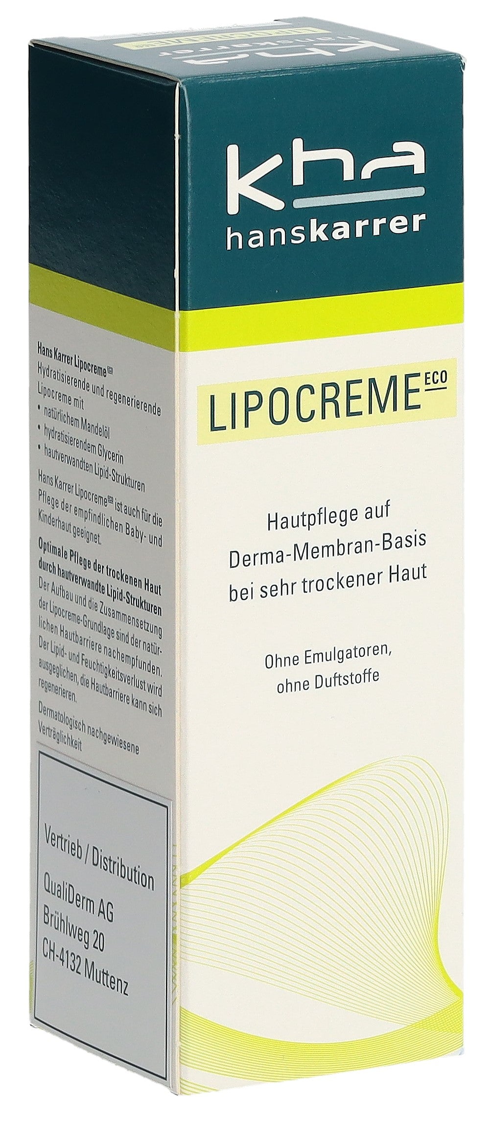 HANS KARRER Lipocreme Soin Corps Hydratant | Tube 100 ml