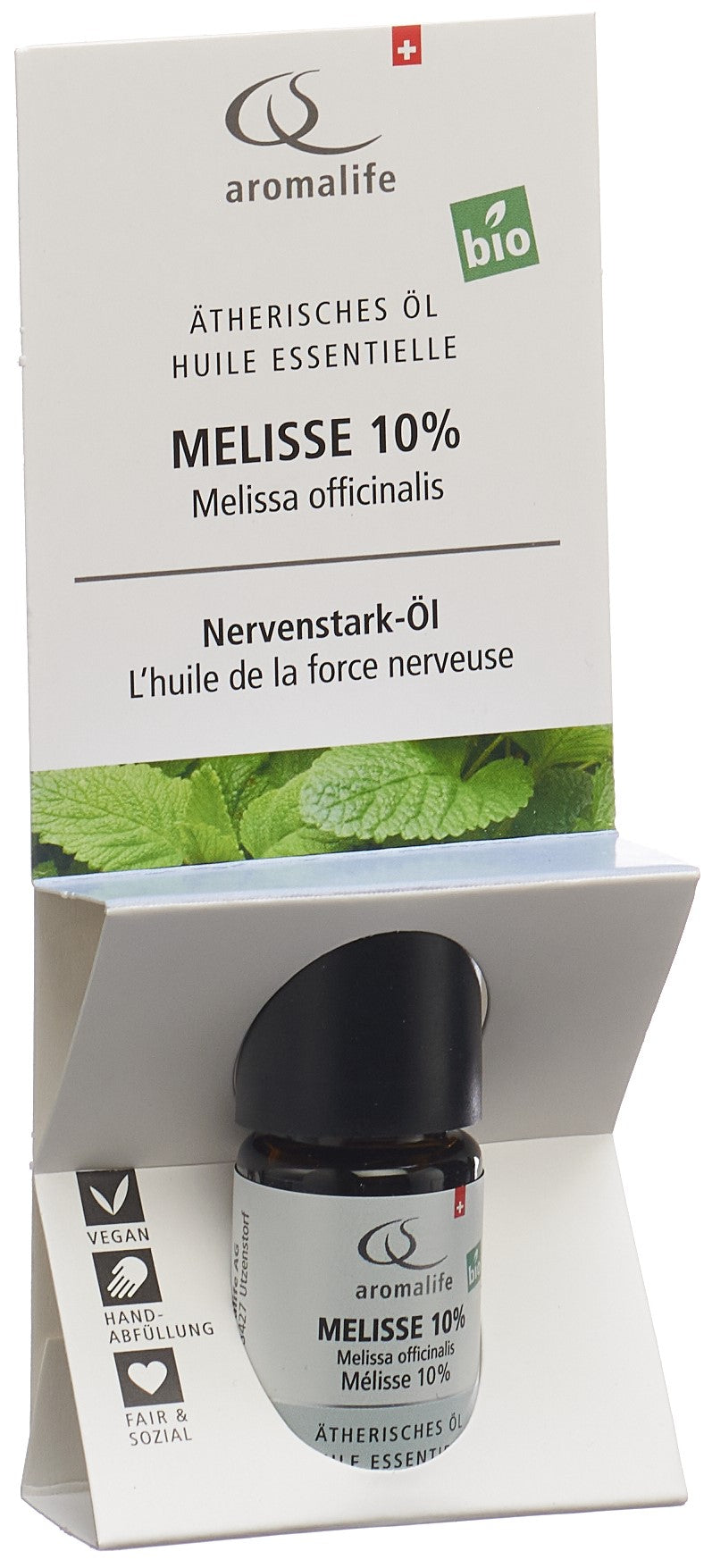 AROMALIFE Mélisse Huile Essentielle BIO 10% Calmant | 5 ml