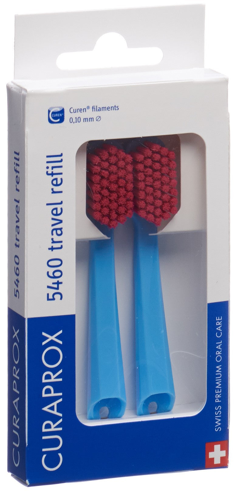 CURAPROX CS 5460 Duo Travel Brossettes Ultra-Douces | Pack 2