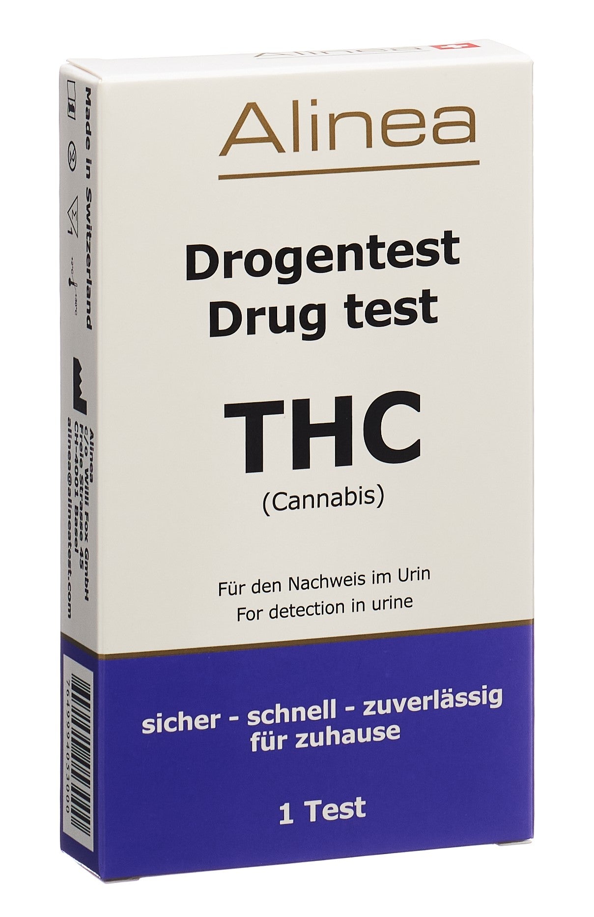 ALINEA Autotest Dépistage Drogue THC Urine Fiable | Test Rapide