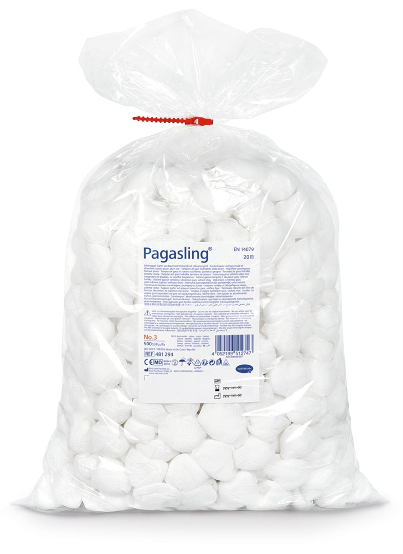 PAGASLING Boules de Gaze Stériles Gr3 | Lot de 2 x 500 Pièces