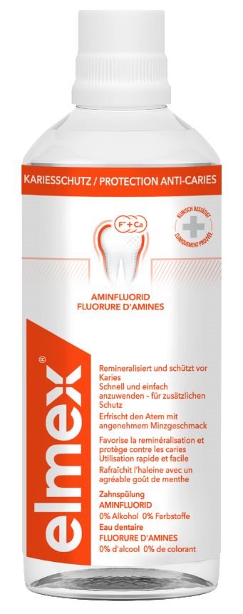 Elmex Protect Caries Bain de Bouche Anti-Caries 400 ml