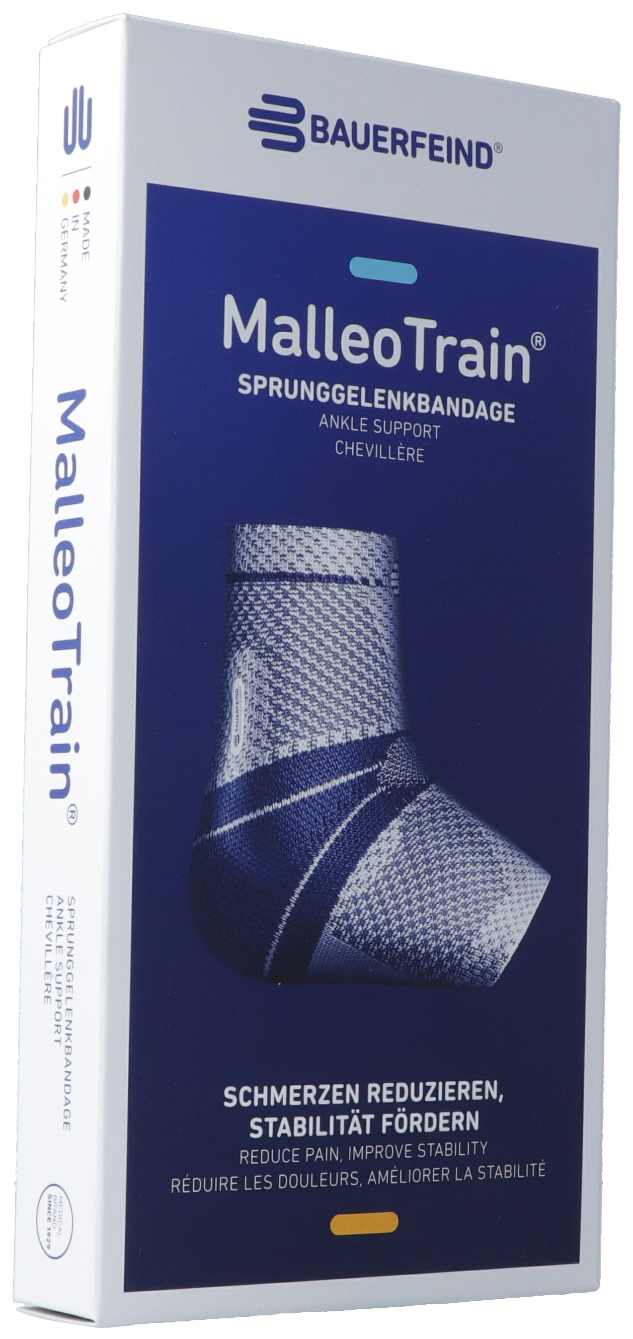 BAUERFEIND MalleoTrain Orthèse Cheville Active Taille 5 | Soutien Optimal
