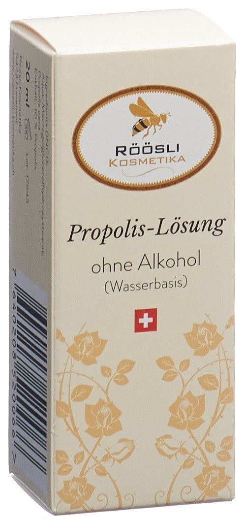 ROÖSLI Propolis Solution Sans Alcool Soin Gorge | 20 ml