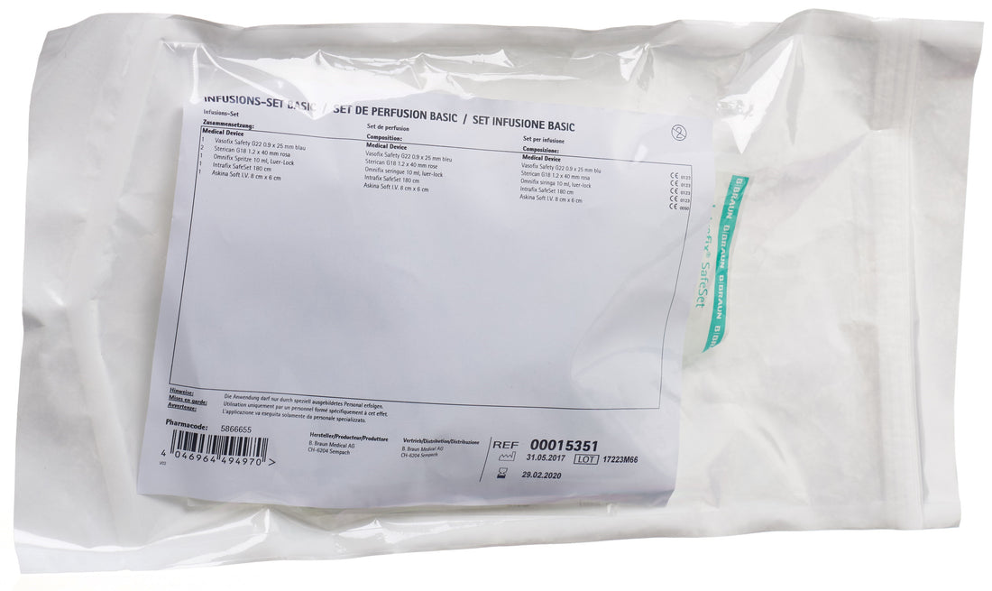 B. Braun Set Perfusion Basic Stérile pour Administration IV | 1 Unité
