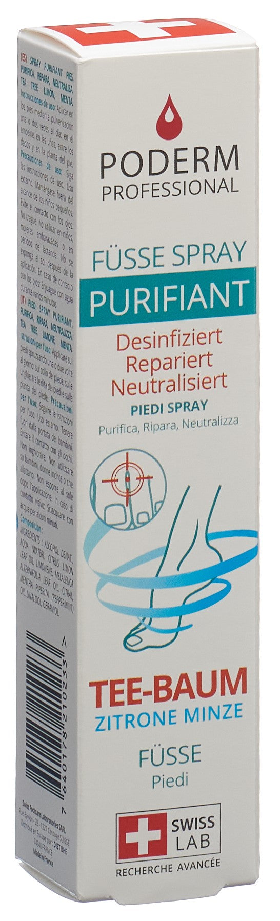 PODERM Spray Pieds Purifiant Anti-Odeur | 50 ml