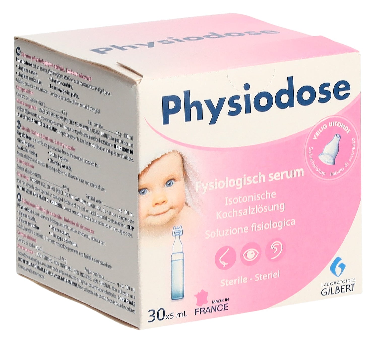 Physiologise Sérum Physiologique Stérile 30 Unidoses | Nettoyage Doux