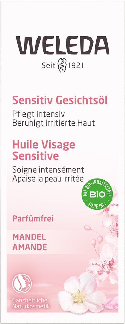 WELEDA AMANDE huile visage sensitive fl50 ml