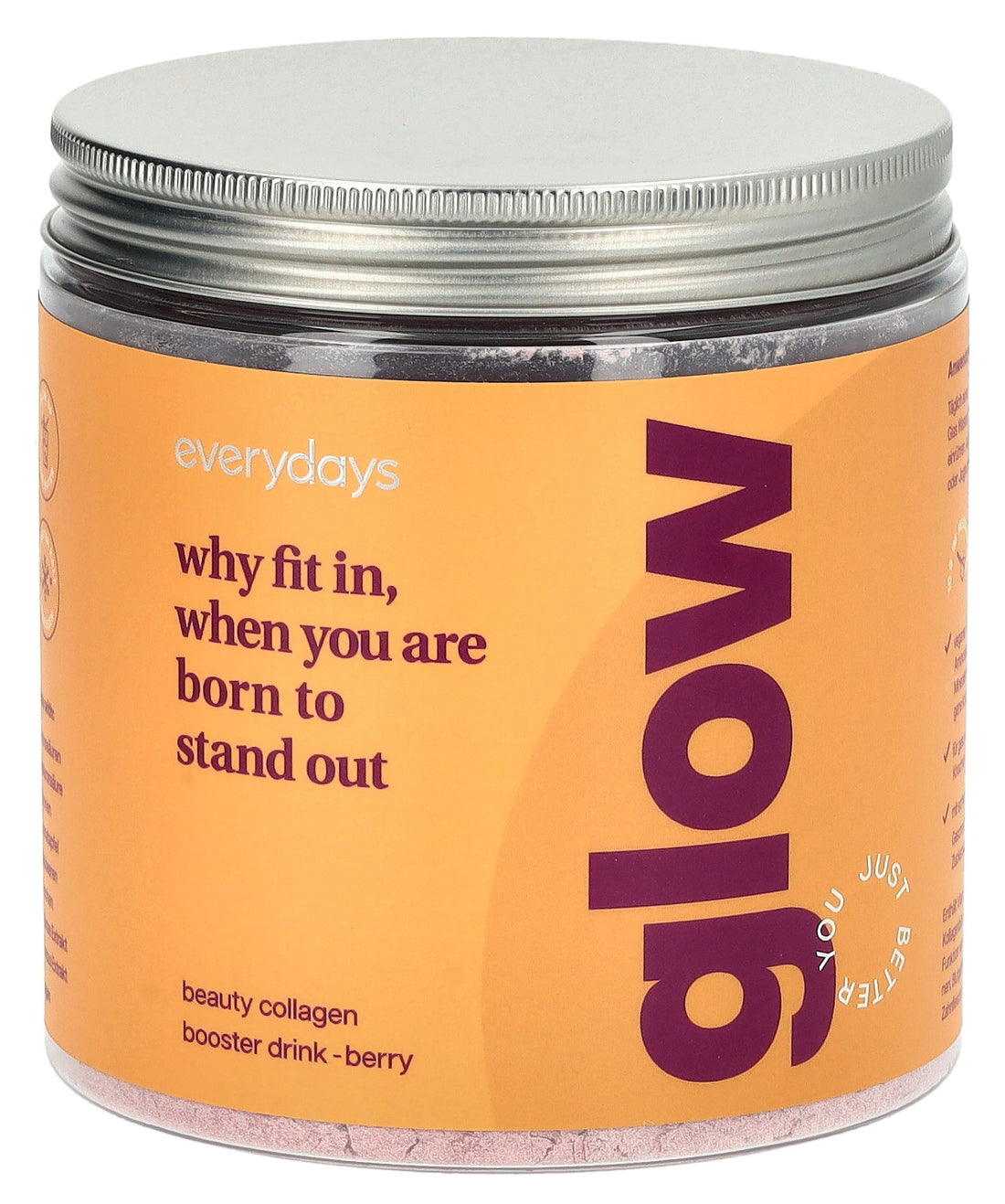 EVERYDAYS Glow Booster Collagène Vegan 300 g | Peau Éclatante