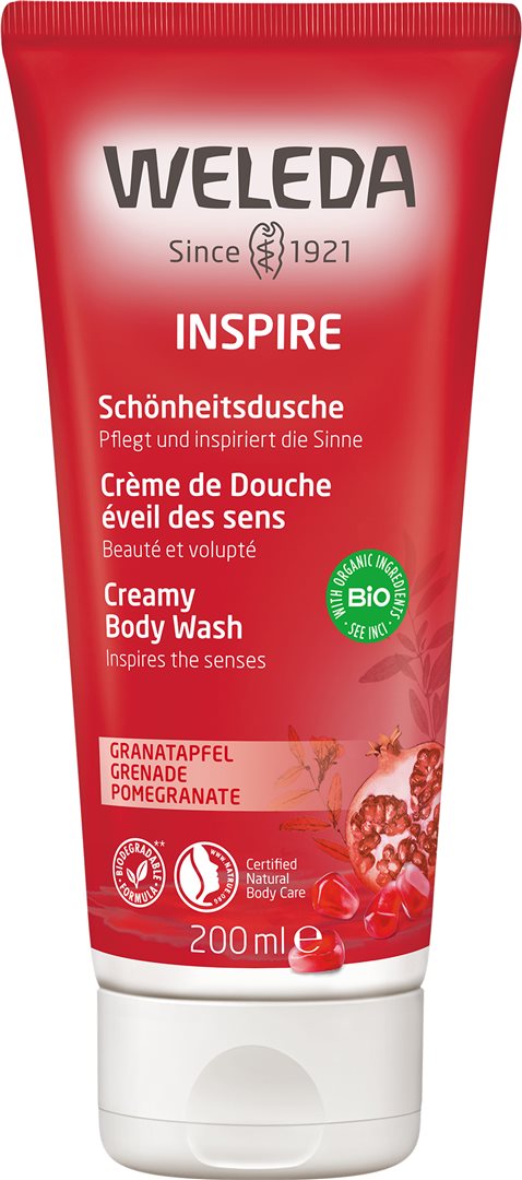 WELEDA crème douche éveil sens grenade tb 200 ml
