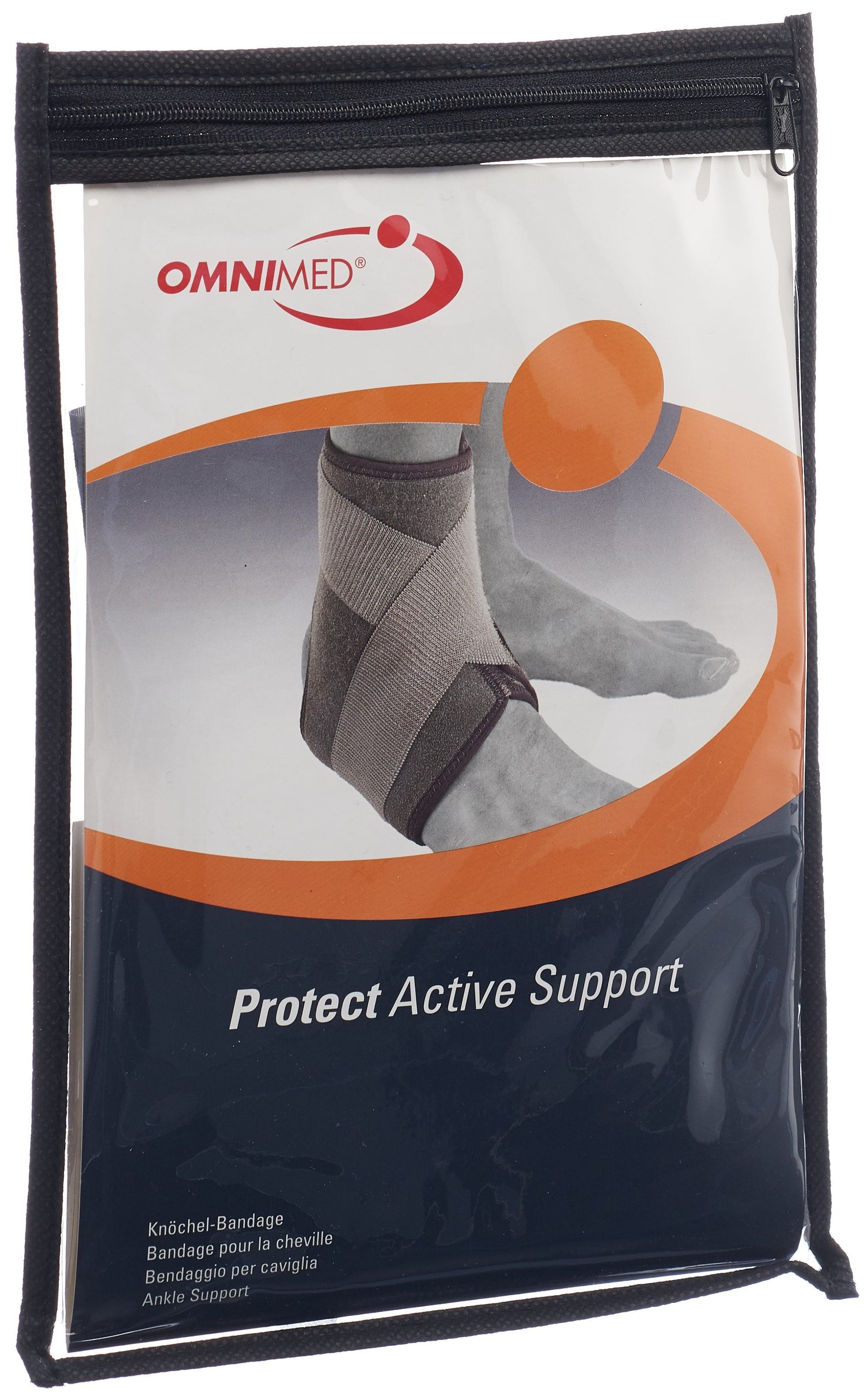 OMNIMED Protect Cheville Taille Unique - Soutien et Stabilité | Bande de Maintien