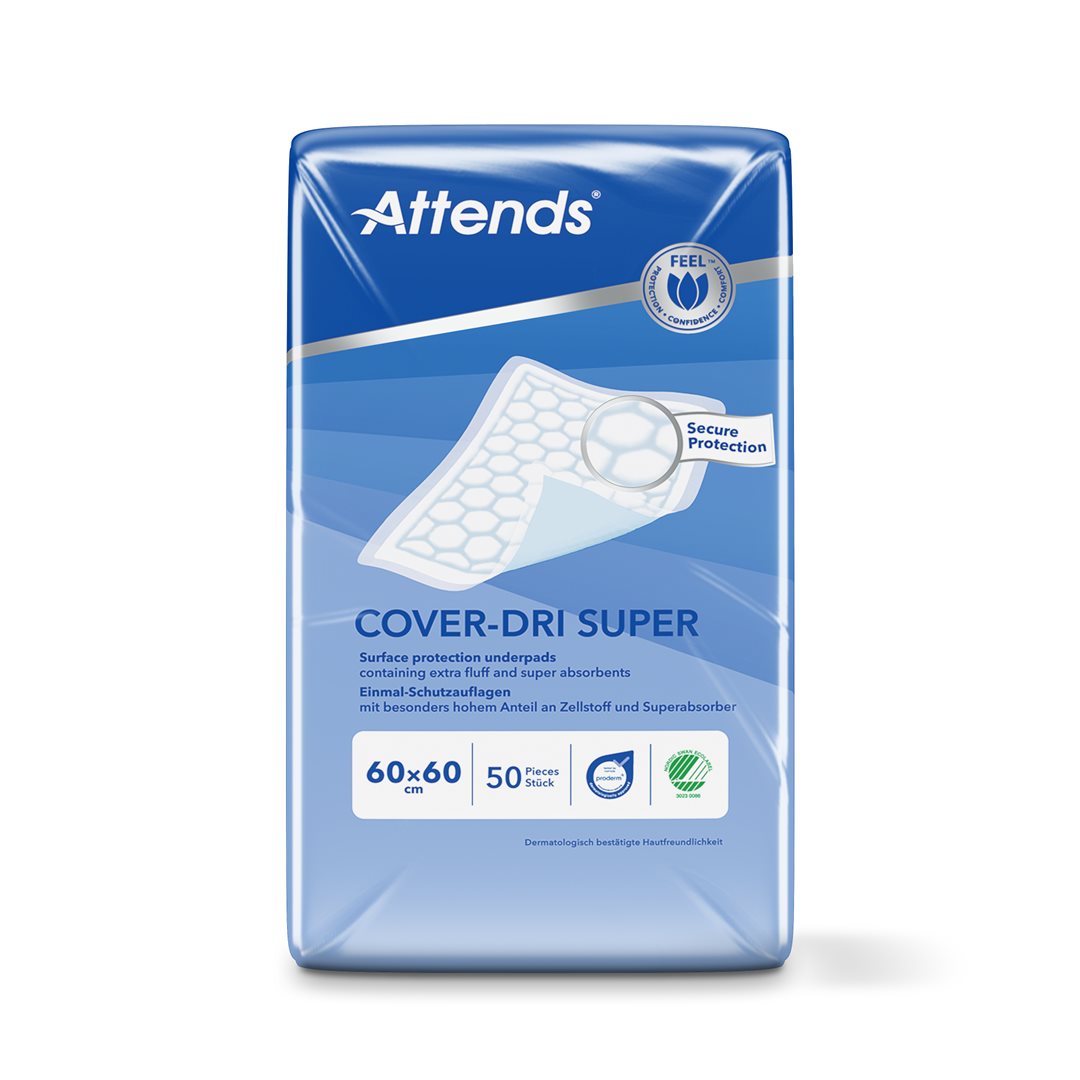 ATTENDS Cover Dry Alèse Super 60x60cm Lot 50 | Protection Confort