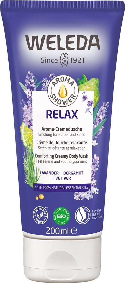 WELEDA aroma shower relax tb 200 ml