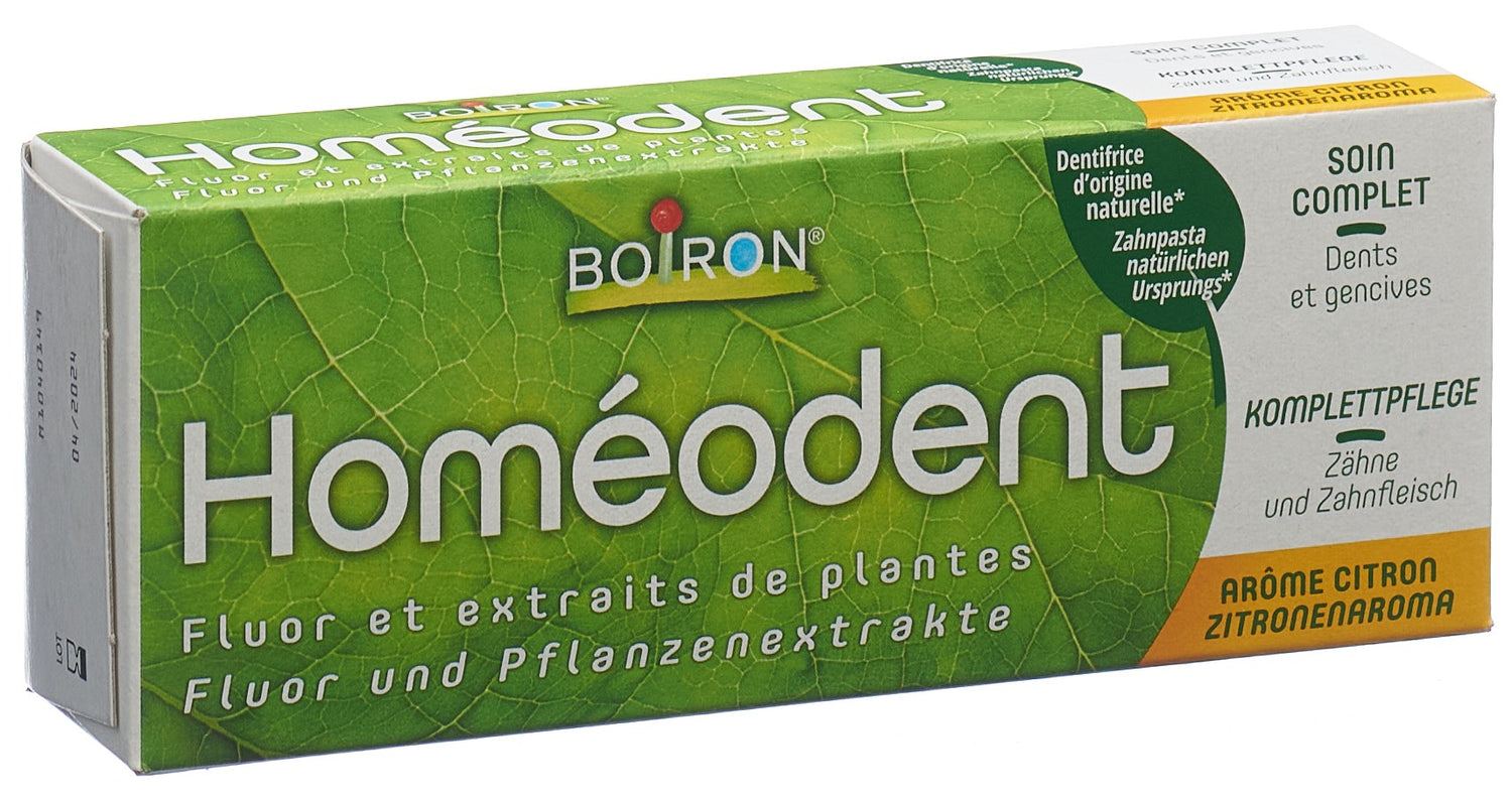 Homeodent Soin Dents &amp; Gencives Citron 75 ml | Protection &amp; Fraîcheur